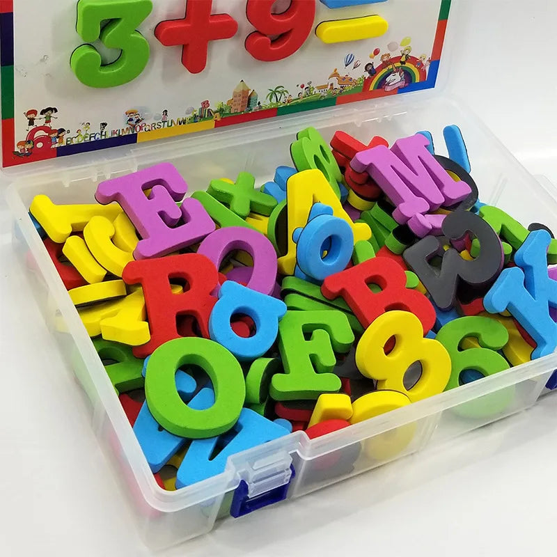 ABC & 123 Magnetic Learning Kit – Plastic Fridge Magnets