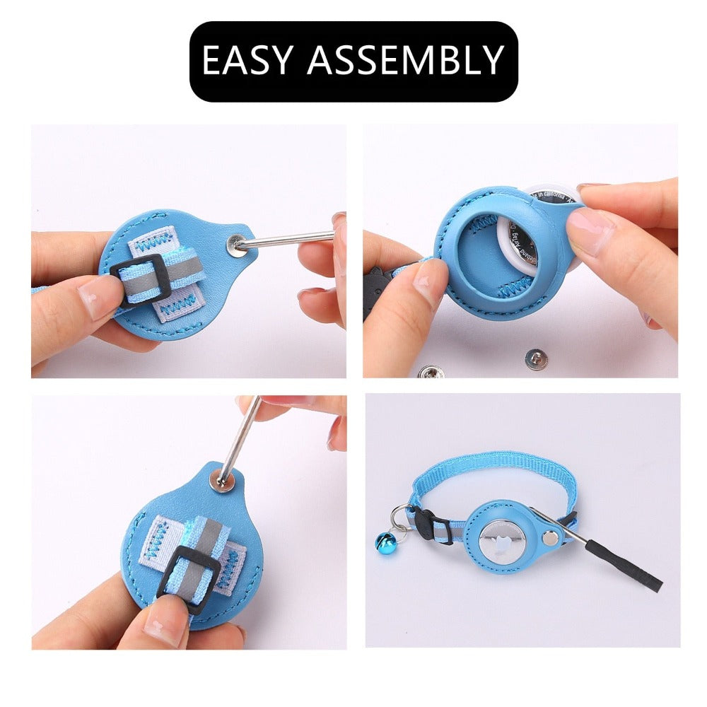 Reflective AirTag Pet Collar for Cats