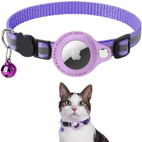 Reflective AirTag Pet Collar for Cats