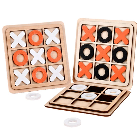 Educational Wooden Jigsaw & Chess Play Toy for Kids