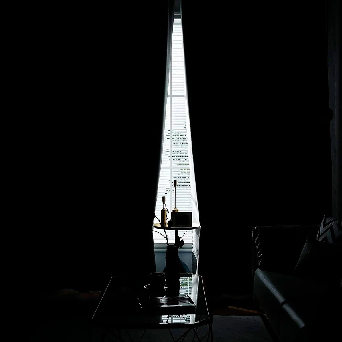 Modern 2-Piece Blackout Curtains, Rod Pocket Window Panels for Bedroom, Living Room & More