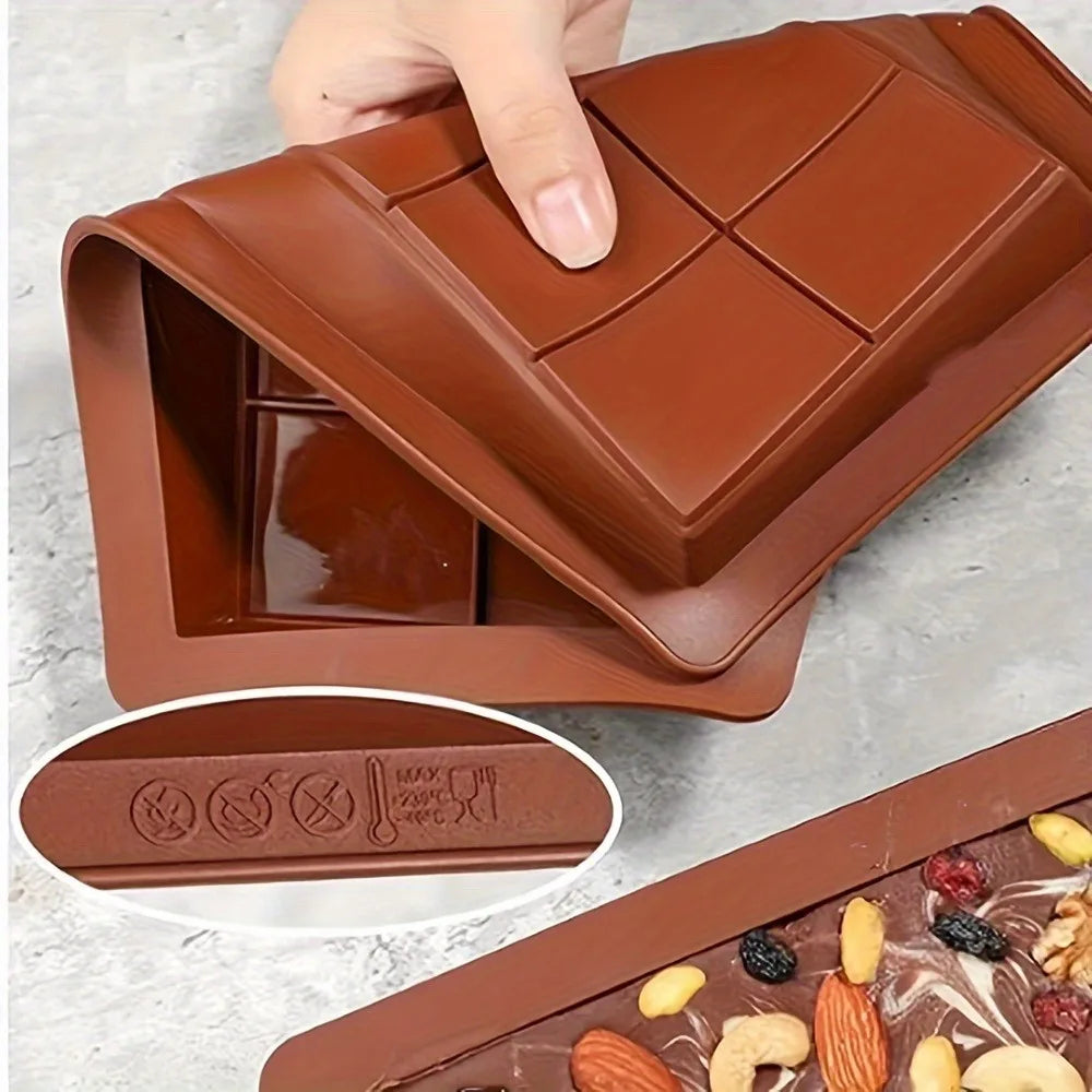 Silicone Chocolate Bar Molds – Dubai Style (1/3/5pcs)