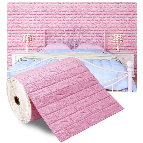 3D Foam Wall Panels – Self-Adhesive (70cm x 2m)