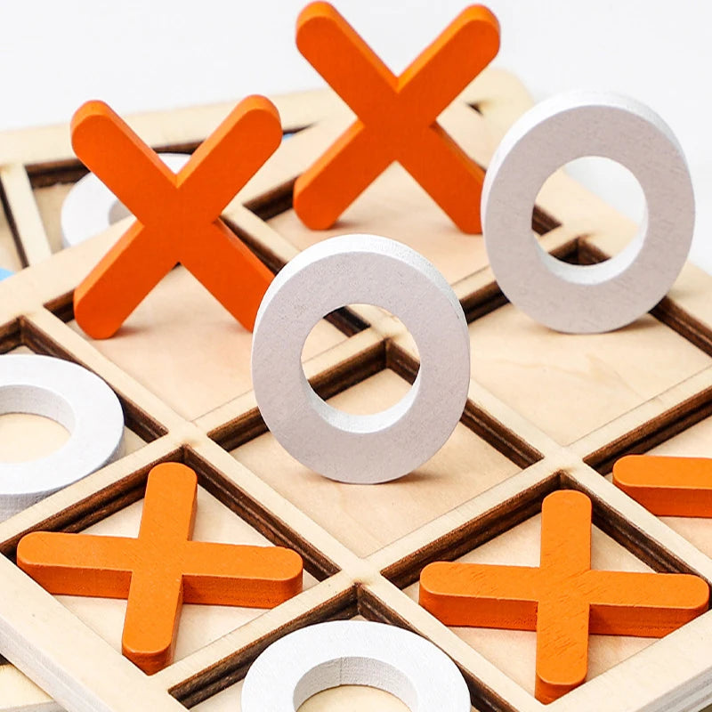 Educational Wooden Jigsaw & Chess Play Toy for Kids