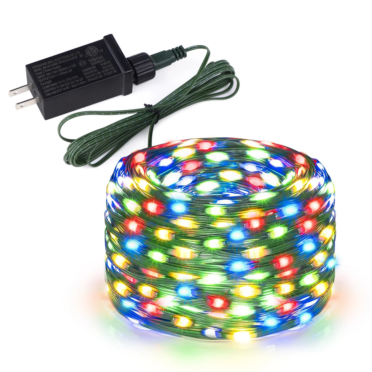 LED Christmas Fairy Lights – Plug-In Holiday String Lights (US Plug)