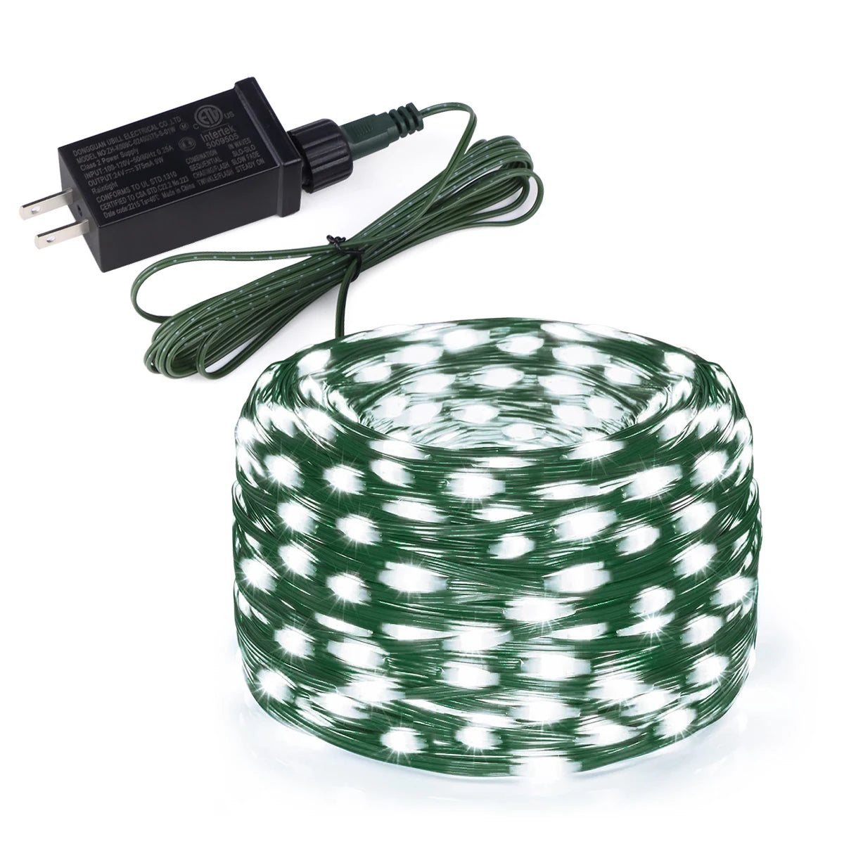 LED Christmas Fairy Lights – Plug-In Holiday String Lights (US Plug)