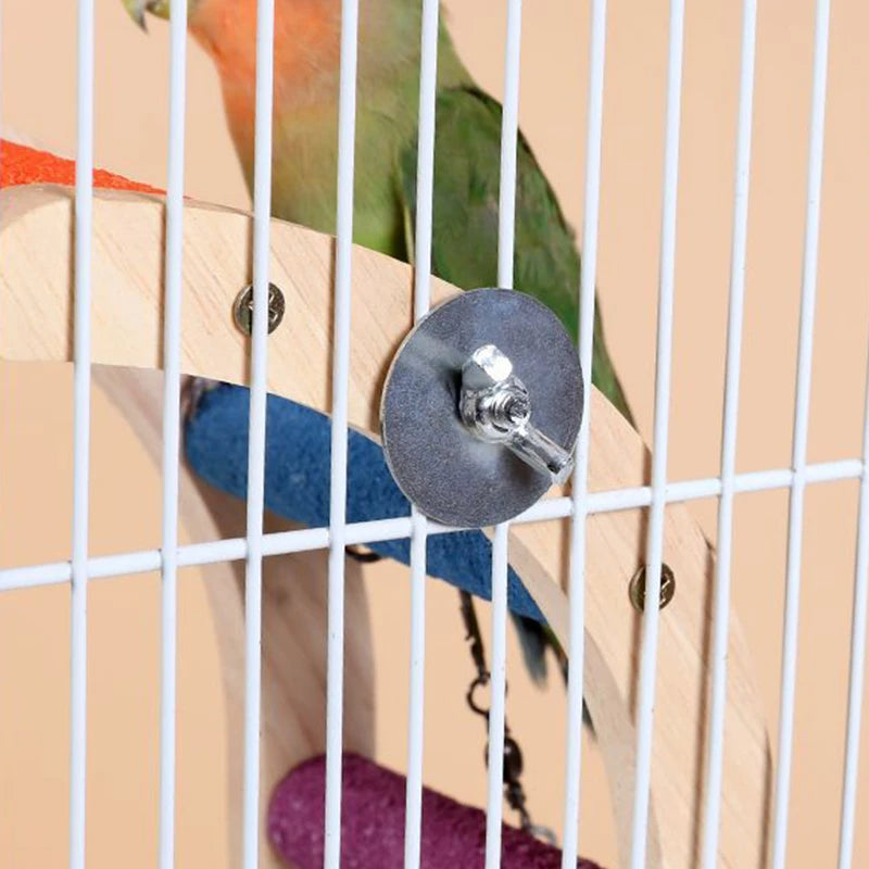 4/6/8 Step Bird Climbing Ladder Parrot Toy Ladder Bird Interaction Fun