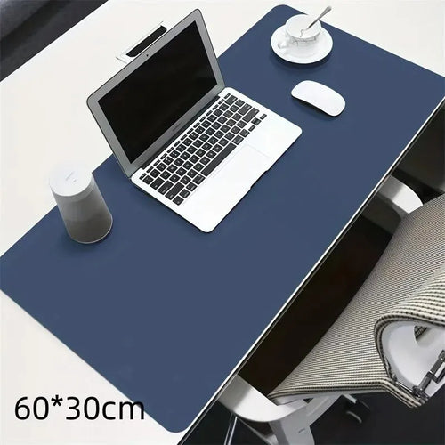 Premium PU Leather Desk Mat – Waterproof Office Desk Protector (60×30cm)