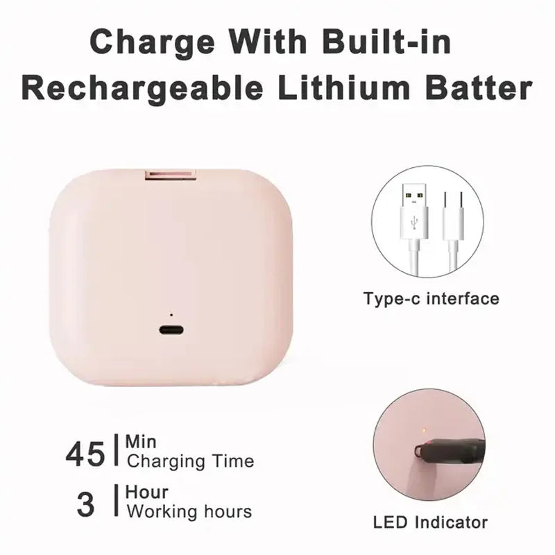 Compact Small Mini Gift Vanity Table Folding Led Lights Portable Hand Mirror