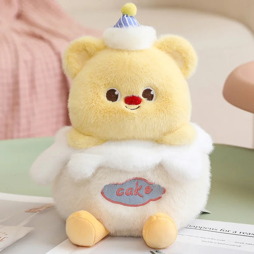 New Cartoon Egg Stuffed Toy Expression Food Bread Toast Series