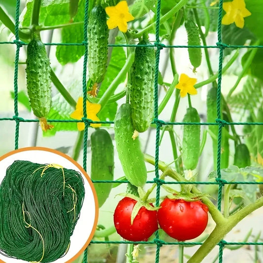 Heavy-Duty Garden Trellis – Polyester Grow Net for Climbing Plants