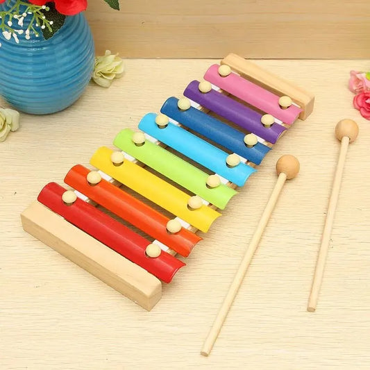 Montessori Wooden Xylophone – 8-Note Musical Toy for Kids