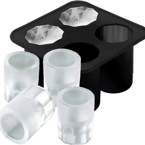 Square Silicone Ice Mold – Creative Designs for Cocktails & Beverages
