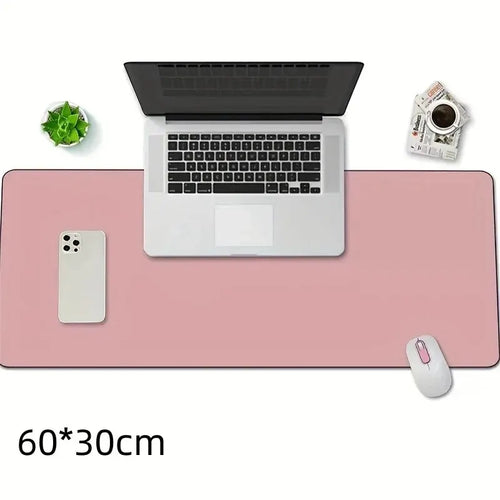 Premium PU Leather Desk Mat – Waterproof Office Desk Protector (60×30cm)