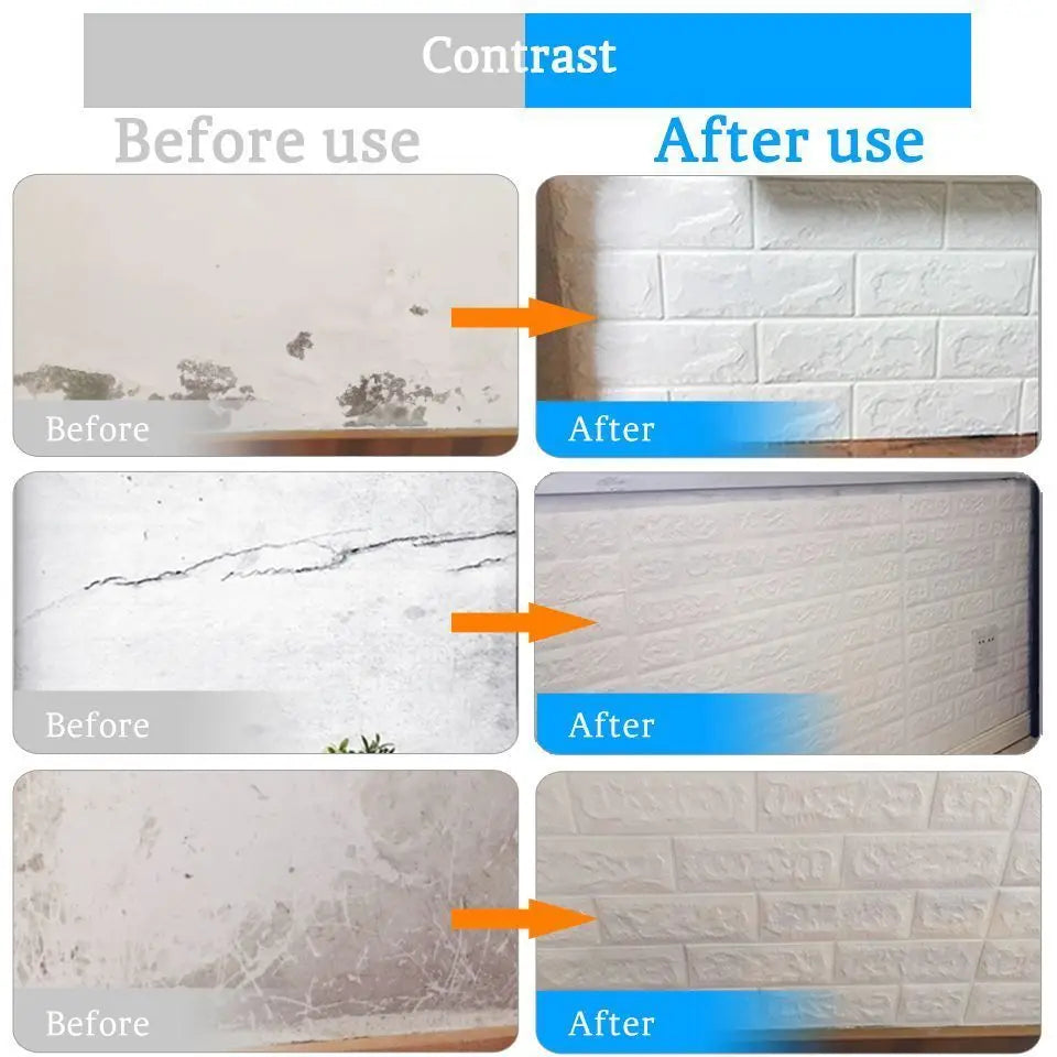 3D Foam Wall Panels – Self-Adhesive (70cm x 2m)