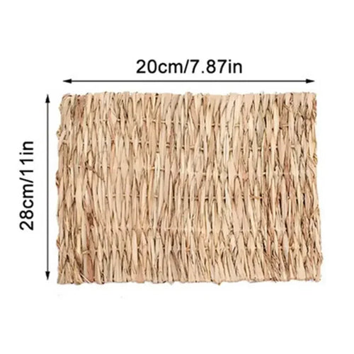 Foldable Woven Grass House for Small Pets
