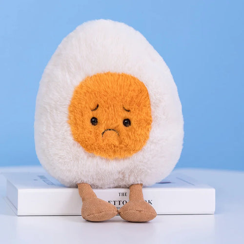 New Cartoon Egg Stuffed Toy Expression Food Bread Toast Series
