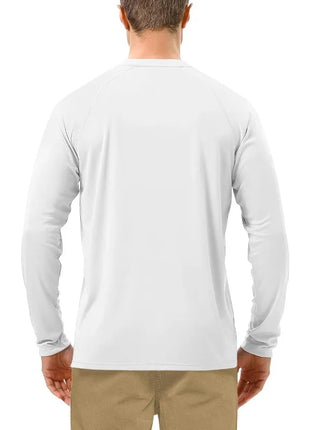 Mens UPF 50+ UV Sun Protection Long Sleeve Shirt