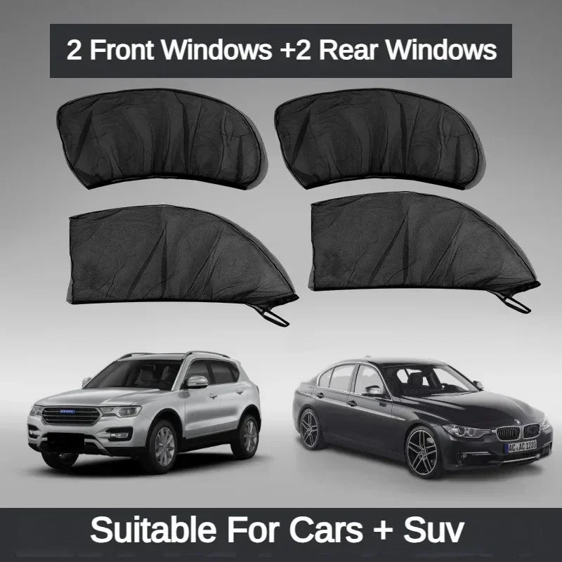 Universal Car Sunshade SUV UV Protection Anti-Mosquito Side Window