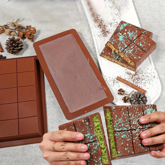 Silicone Chocolate Bar Molds – Dubai Style (1/3/5pcs)