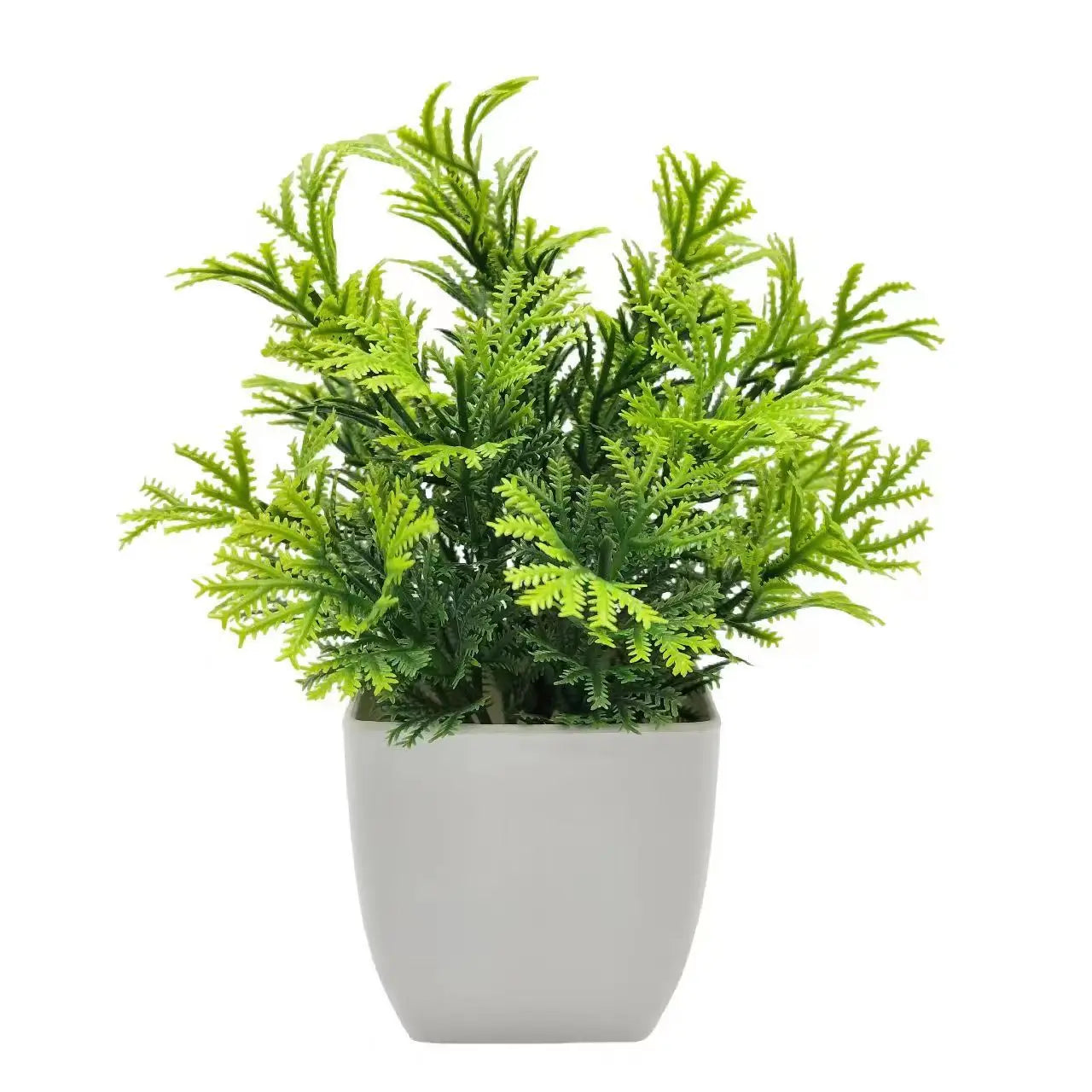 Plastic Pot Artificial Greenery – 1pc