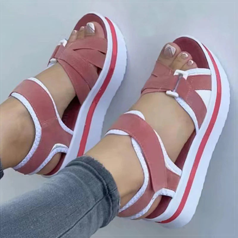 Women’s Platform Wedge Sandals, Trendy Heeled Summer Shoes (2025)