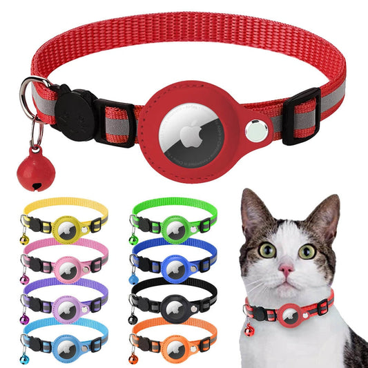 Reflective AirTag Pet Collar for Cats
