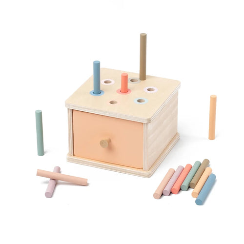 Kids' Wooden Shape Sorting & Matching Toy