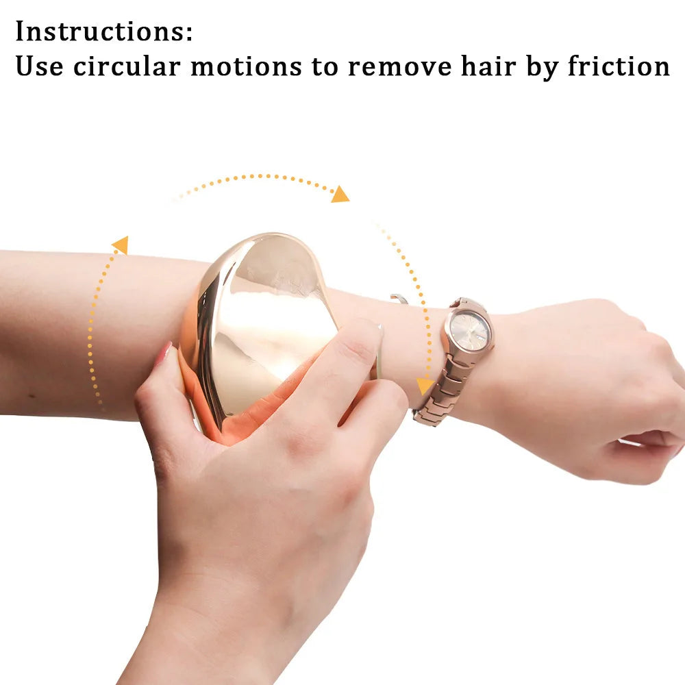 Nano Crystal Hair Eraser, Reusable Exfoliating Epilator Tool for Women’s Smooth Skin