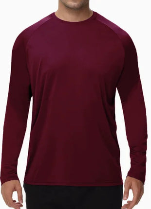 Mens UPF 50+ UV Sun Protection Long Sleeve Shirt
