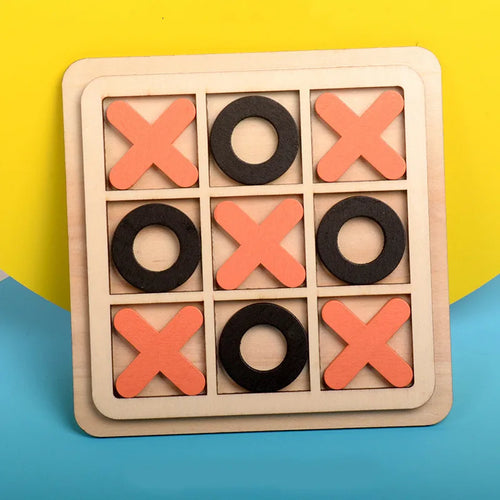 Educational Wooden Jigsaw & Chess Play Toy for Kids