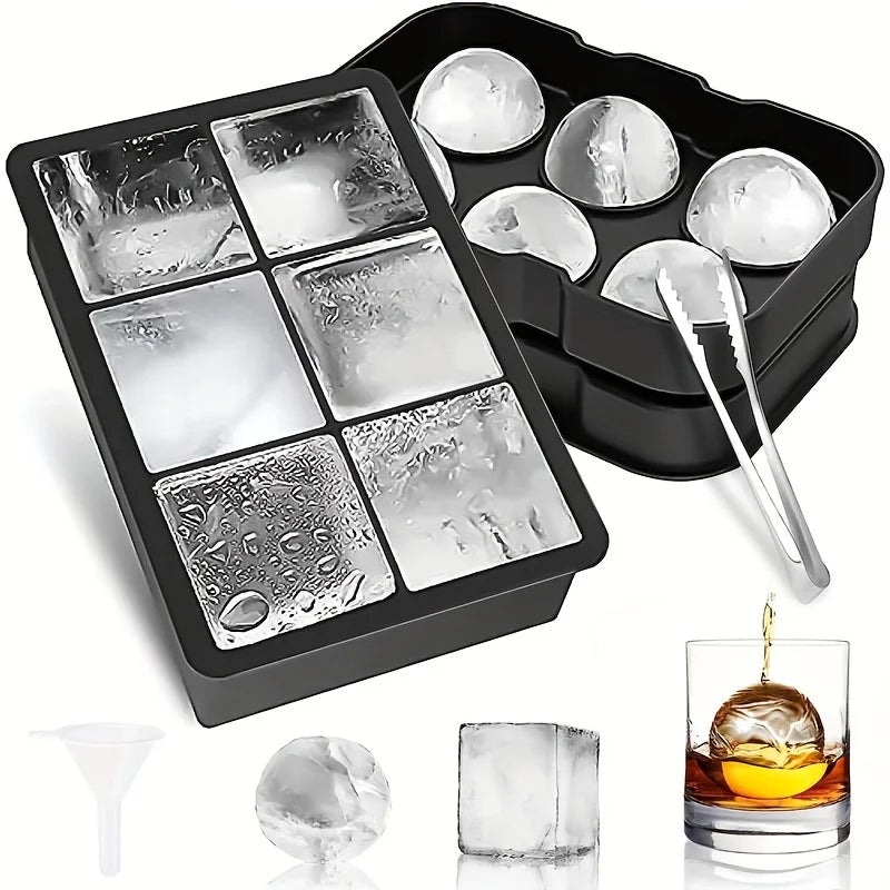 Square Silicone Ice Mold – Creative Designs for Cocktails & Beverages