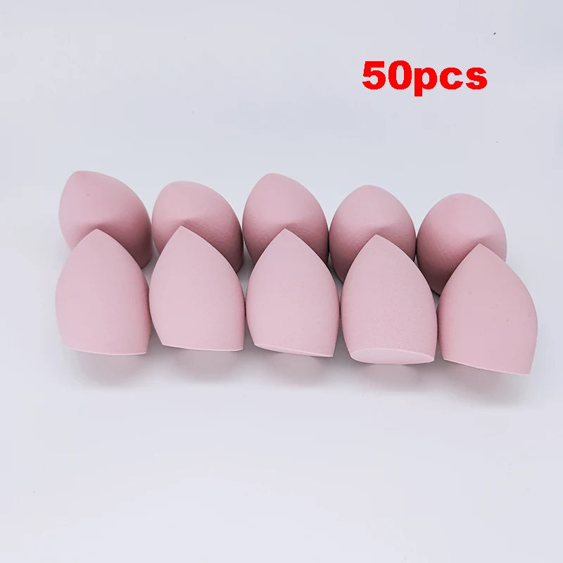 50-Piece Mini Makeup Sponge Set, Soft Water Drop Foundation & Concealer Blending Puffs