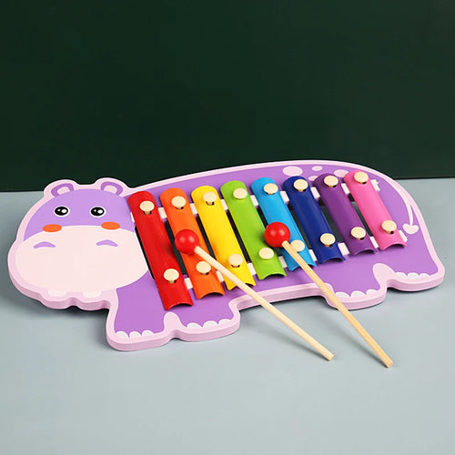 Montessori Wooden Xylophone – 8-Note Musical Toy for Kids