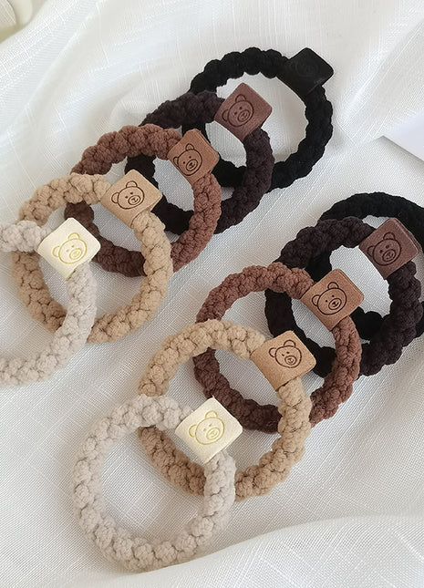 Fashion Cute Bear Rubber Band Female Hair Tie Rope Headdress