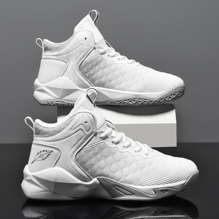 Mid-Top Gradient Mesh Breathable Sneakers