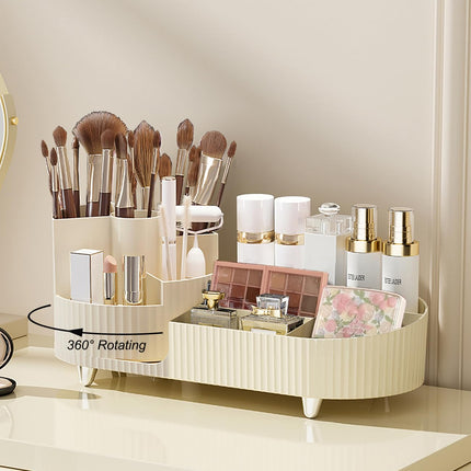 Rotating Makeup Organizer Large Capacity Cosmetic Storage Box