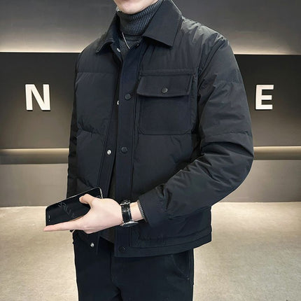 Men's Fashion Personalized Fashionable All-match Down Jacket