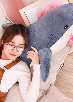 Creative Cute Shark Doll Bedroom Sofa Decoration