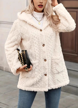 Lapel Warm And Elegant Style Faux Fur Coat
