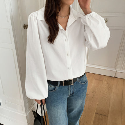 Vacation Button-up Long Sleeve Shirt Jacket