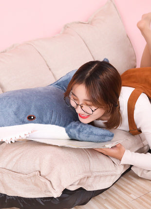 Creative Cute Shark Doll Bedroom Sofa Decoration