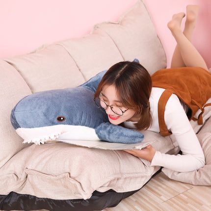 Creative Cute Shark Doll Bedroom Sofa Decoration