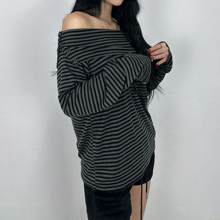 Casual Striped Printed Top