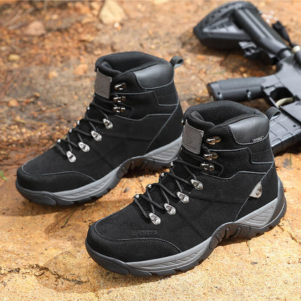 Middle High Top Autumn And Winter Mountaineering Plus Size Hiking Boots