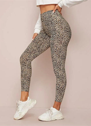 Printed Stretch High Waist Belly-contracting Yoga Pants