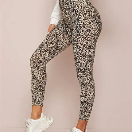 Printed Stretch High Waist Belly-contracting Yoga Pants