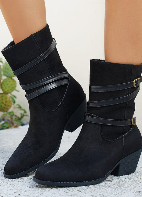 Cotton Low-cut Vintage-style Boots New Design