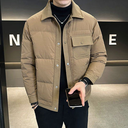Men's Fashion Personalized Fashionable All-match Down Jacket