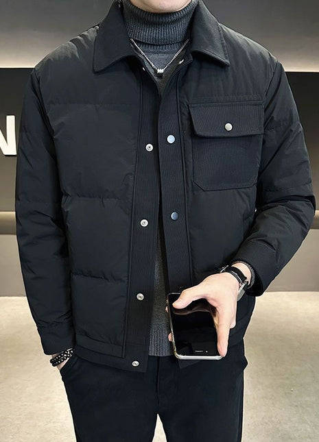 Men's Fashion Personalized Fashionable All-match Down Jacket